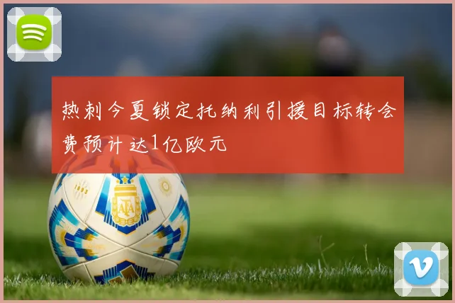 热刺今夏锁定托纳利引援目标转会费预计达1亿欧元